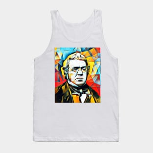 William Makepeace Thackeray Abstract Portrait | William Makepeace Thackeray Abstract Artwork 15 Tank Top